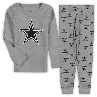 Dallas Cowboys Concepts Sport Big & Tall T-Shirt & Pants Sleep Set -  Navy/Heathered Gray