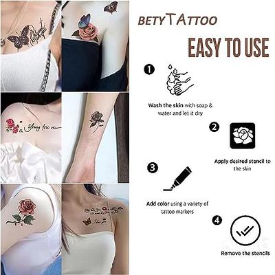 10 Colors Temporary Tattoo Markers For Drawing Safe Non-toxic Body Paint  Marker Washable Tattoo Pen Art Supplies - AliExpress