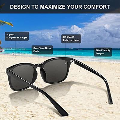 Yogo Vision Bifocal Reading Sunglasses for Men and Women-Classic, Retro  Style