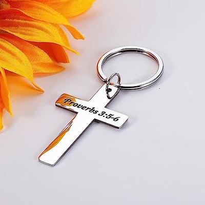 Christian Inspirational Gift for Women Men Bible Verse Keychain from Mom  Religious Cross Keyring Gifts for Teen Boys Girls Friends Catholic Birthday  Christmas Easter Baptism Key Tags for Him Her - Yahoo