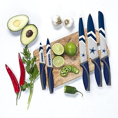 The Sports Vault - NFL 5 Piece Kitchen Knife Set, Dallas Cowboys