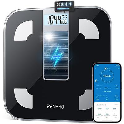 Active Era Digital Bathroom Bluetooth Scales Weight and Body Fat - Fit Track Scale Calculates BMI Body Fat Percentage Muscle Mass - Apple Health