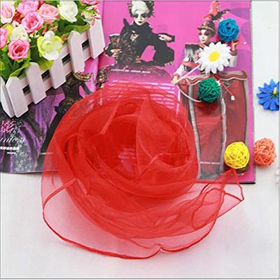 6pcs Juggling Scarves For Kids Square Play Silk Dance Scarves Square Juggling  Scarves 