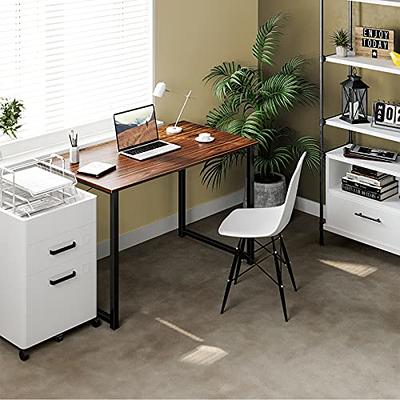 Coleshome 55 Inch Computer Desk, Modern Simple Style Desk for Home Office,  Study Student Writing Desk,Vintage