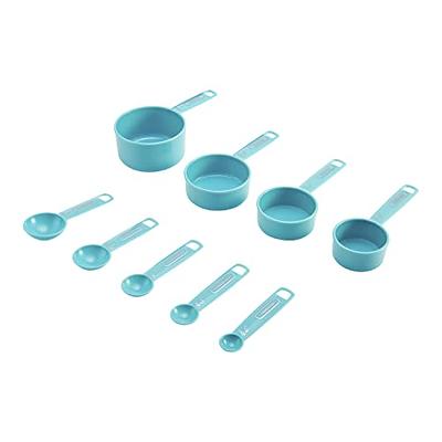 12PCS Measuring Cups, Little Cook Colorful Measuring Cups and Spoons Set,  Stackable Measuring Spoons, Nesting Plastic Measuring Cup, kitchen  Measuring