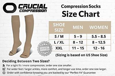 Crucial Compression Socks for Men & Women (20-30mmHg) - Best Graduated  Stockings for Running, Athletic, Travel, Pregnancy, Maternity, Nurses,  Medical, Shin Splints, Support, Circulation & Recovery - Yahoo Shopping