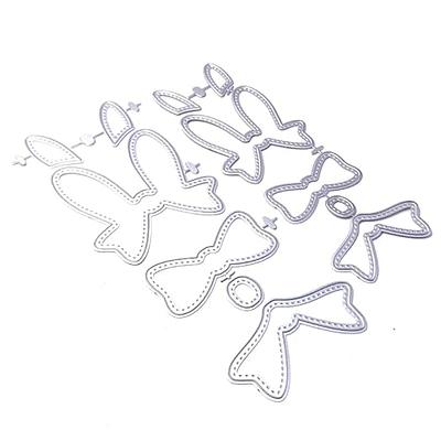 ZFPARTY Bunny Bow Metal Cutting Dies Stencils for DIY Scrapbooking