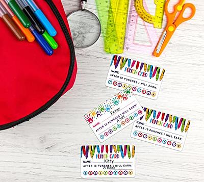 Reward Punch Cards for Elementary Classrooms