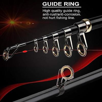 Carbon Telescopic Spinning Fishing Set With Travel Spinning Rod