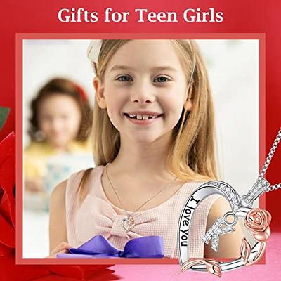 Personalized Rose Necklace, Real Flower Jewelry, Anniversary Gifts For Wife,  Two Letter Initial Necklace Girlfriend - Yahoo Shopping