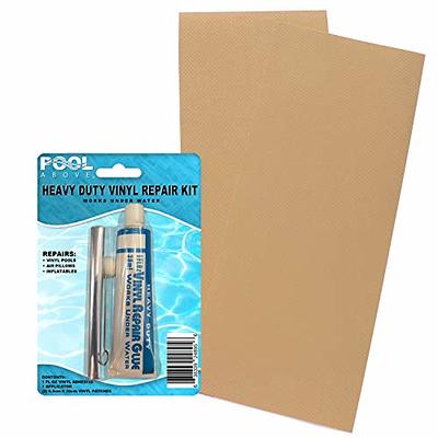 Pool Above Heavy Duty Vinyl Patches | Repair Kit for Inflatables Boat Raft Kayak Air Beds