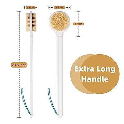 Long Handle Back Scrubber For Shower Cleaning Back Scrubber, 1Pc Fashion  Double-Sided Long Handle Pp Body Cleaning Tool