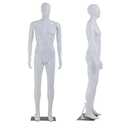 Mannequin, 69 Inch Female Mannequin Full Body, Mannequin Full Body with  Metal Base, Full Body Mannequin Female with Adjustable Detachable Poseable