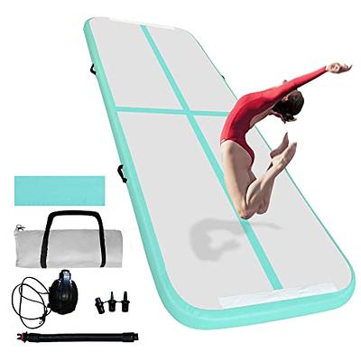 Soozier Inflatable Gymnastic Tumbling Mat Air Track Floor Yoga Cheerleading  Exercise Pad