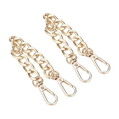 4PCS Metal Purse Chain Strap 20cm DIY Bag Strap Extender Clutch Shoulder Bag