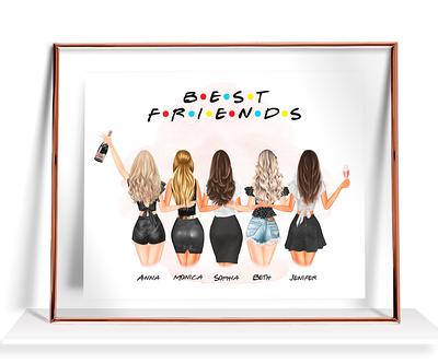 Personalized Gift for Best Friend, Birthday Gift, Friendship Gift