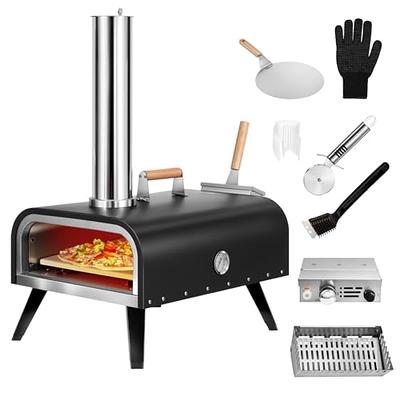 Aprafie Pizza Oven, 12 Pizza Oven Outdoor with Gas Powered Propane and  Portable Maker Accessories for Backyard Camping Outside - Yahoo Shopping