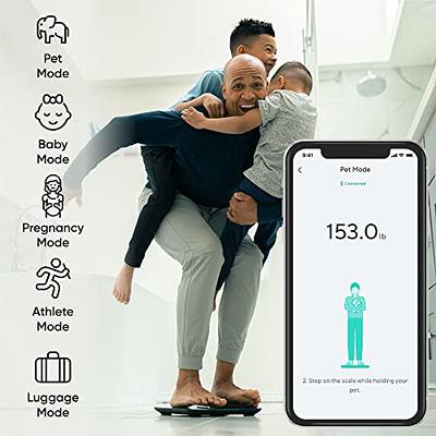 Etekcity Scale for Body Weight and Fat Percentage, Smart Digital LED  Bathroom BMI Measurement, Accurate Bluetooth Weighing Machine, Body  Composition