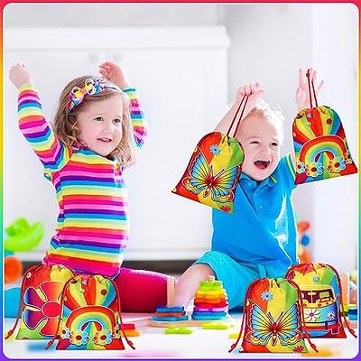 24PCS Rainbow Party decorations Rainbow Party Bags rainbow party favors  Rainbow gift bags Rainbow Birthday Goodie Bags For Kids Baby Shower  birthday