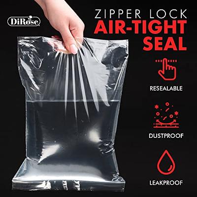 Clear Reclosable Plastic 4-Mil Ziplock Bags Poly Jewelry Zipper