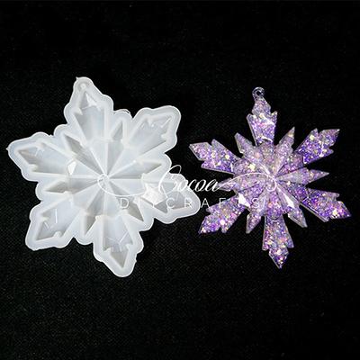 Snowflake Silicone Molds 3 Cavity Resin Molds 