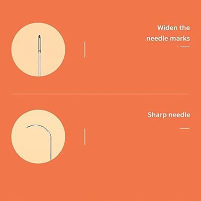 3PCS Big Eye Curved Beading Needles Stainless Steel Sewing Needles DIY Bead  Spinner Needles Craft Making