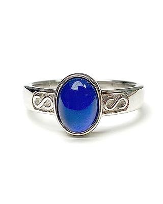 Sterling Silver Color Changing Mood Ring