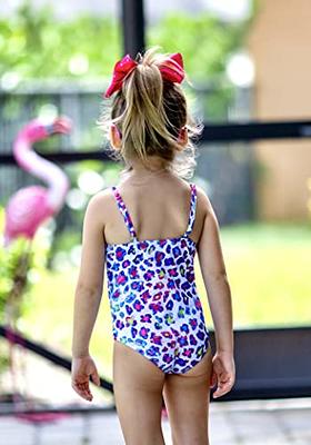 Girls Leopard Swimsuit - 2 piece bathing suit