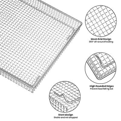 Stainless Steel Baking Tray Pan Compatible with Cuisinart Toaster Oven  Tray,Suitable for Cuisinart Air Fryer TOA-060 and TOA-065 (For TOA-60/65)