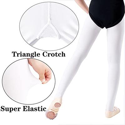 Mini angel Ballet Tights Girls Dance Tights Ultra Soft Footed Tights School  Students Leggings Pantyhose for Toddler Girls 3 Pack (White, S) - Yahoo  Shopping