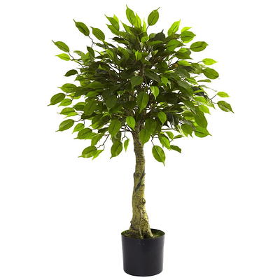 Nearly Natural 3' Ficus Artificial Tree UV Resistant (Indoor/Outdoor) -  Yahoo Shopping