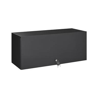 Metal Black Wall Hanging Cabinets Home Garage Storage Cabinets