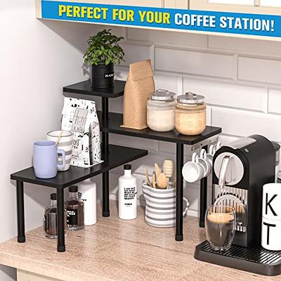 Dyiom Kitchen Countertop Organizer Corner Shelf 3 Tier Bathroom Storage  Display Counter Shelves B098F15L9H - The Home Depot