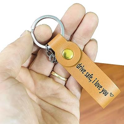 Drive Safe Keychain Lettering Love You Men Women Boyfriend Husband Key Chain  Bir