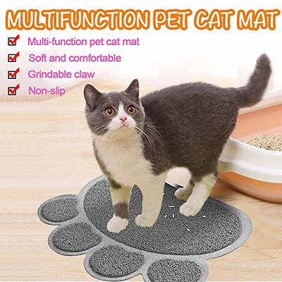  2 Pack Cat Mat for Food Cat Food Mat Cute Small, Cat Food Mats  for Floor Cat Bowls Indoor Silicone Pet Food Mat Washable Non Slip Spill  Proof Pet Feeding Mat