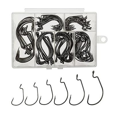 Fishing Treble Hooks Kit High Carbon Steel Hooks Strong Sharp