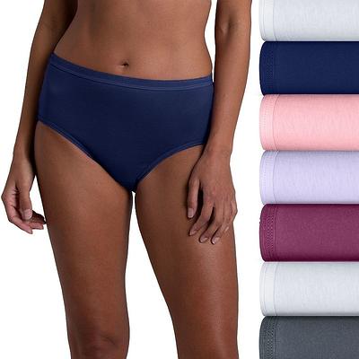Women's Fruit of the Loom Signature 100% Cotton 7-pack Brief Panty