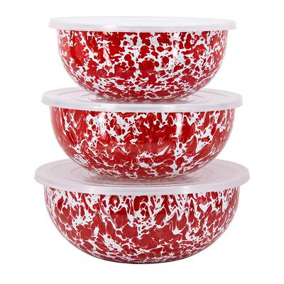 Mixing Bowls, 3-Piece Set - Enamelware