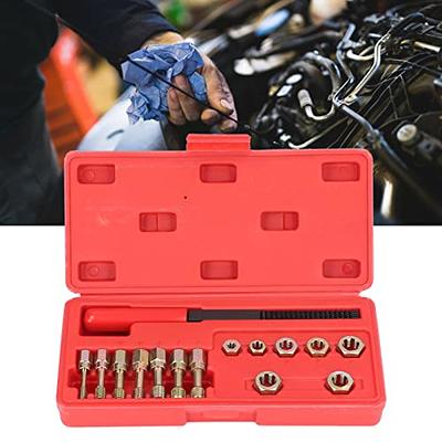 15Pcs Metric Thread Chaser Set Universal Rethreading Tool Rethread Kit usa