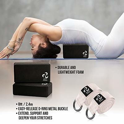 pete's choice 2 Yoga Blocks + 2 Yoga Straps - Yoga Starter Kit for Beginners  I Ideal Yoga Gift I Great for Home Indoor Exercises, Home Yoga - Yahoo  Shopping