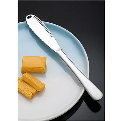 304 Stainless Steel Butter Cube Cutting Knife Smear Knife Cheese Knife  Cutter Scraper All-in-one Baking Tool Home Gadgets - AliExpress