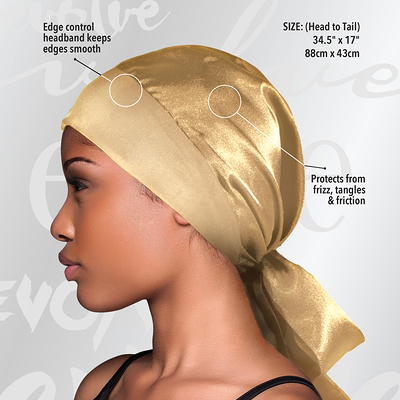 Evolve Satin Edge Wrap Scarf, Gold, 1 Count - Yahoo Shopping