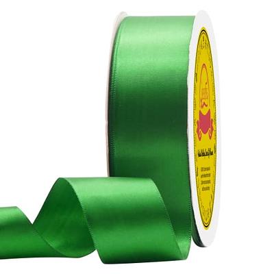 Royal Imports Organza Wired Sheer Ribbon for Floral & Craft Decoration, 50  Yard Roll (150 FT Spool) - Black