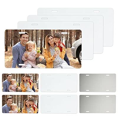 10PCS Sublimation License Plate Blanks, 6X12 Heat Thermal