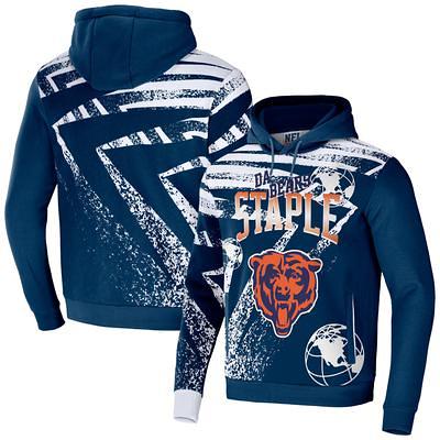 Chicago Bears Nike Sideline Athletic Stack Performance Pullover Hoodie -  Orange