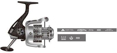 Ozark Trail OTX Pro 4000 Spinning Fishing Reel, 5.1:1 Gear Ratio