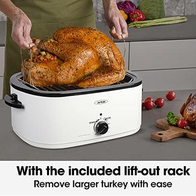 Sunvivi Electric Roaster Oven with Removable Pan and Rack