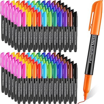 SMOOTHERPRO Dual Brush Marker Pens 36 Colored 0.4mm Fine Point and 1-2mm  Brush Tip Art Paint Markers for Adult Coloring Books Journaling Making