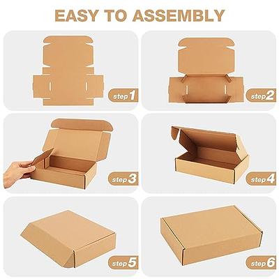 50 8x6x4 PACKING SHIPPING CORRUGATED CARTON BOXES