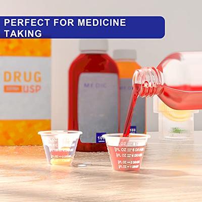 EpoxyStix Disposable Measuring Cups Combo Pack for Mixing Epoxy Resin - Pack of 25 Clear 10 oz Cups and 100 1 oz Medicine Cups - Includes 50 Mixing